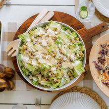 Load image into Gallery viewer, Classic Caesar Salad white bowl wooden chopping board