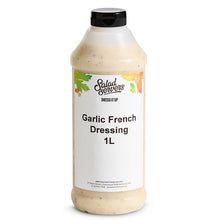 Load image into Gallery viewer, Bottle of Garlic French Dressing with a white label on a white background