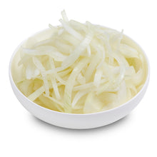 Load image into Gallery viewer, A white bowl filled with sliced onions.