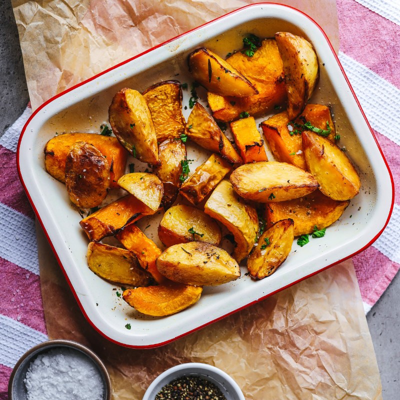 Italian Style Roasted Potatoes With Italian Seasoning Italian