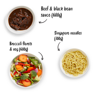 Beef & Black Bean Noodle Stir Fry Kit 1.5kg