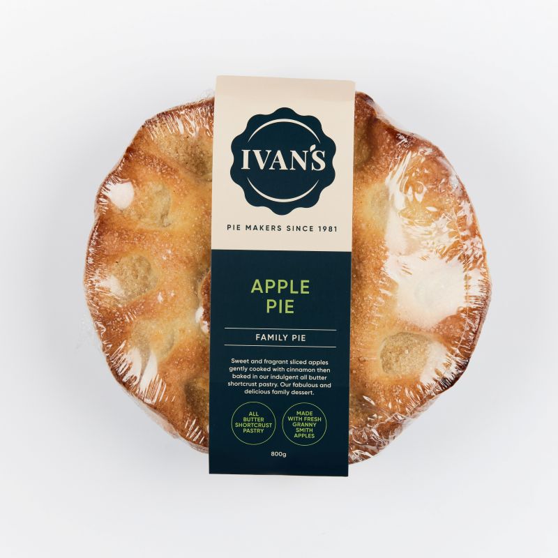 Ivan's Pies Apple Pie 800g