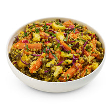 Load image into Gallery viewer, Colorful salad with vegetables in a white bowl on a white background
