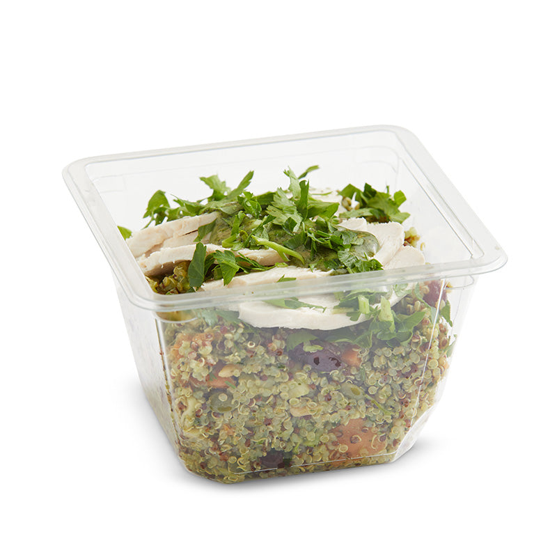 Herby Quinoa with Poached Chicken & Almonds 280g (Lunch Rush Mini